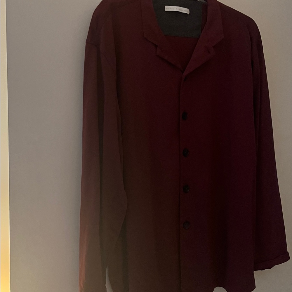 Women's Burgundy Blouse